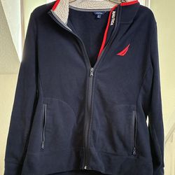 Nautica Womens Full Zip Nautex Fleece Jacket