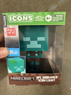 Minecraft Drowned Icons Light