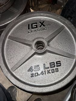 IGX Classis Iron Olympic Weight Plates