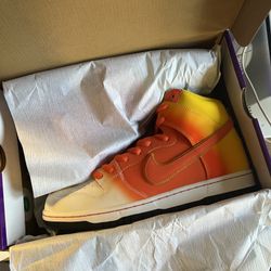 Nike Sb Dunk High Candy Corn