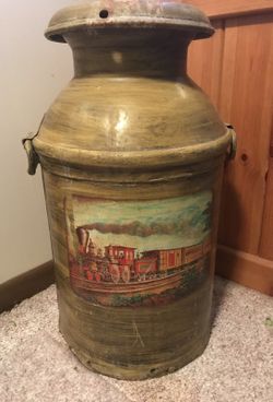 Antique milk container