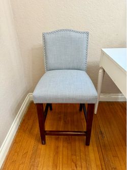 Upholstered Chair with Nailhead detailing!