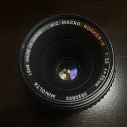 MINOLTA MC ROKKOR-X 50mm f/3.5