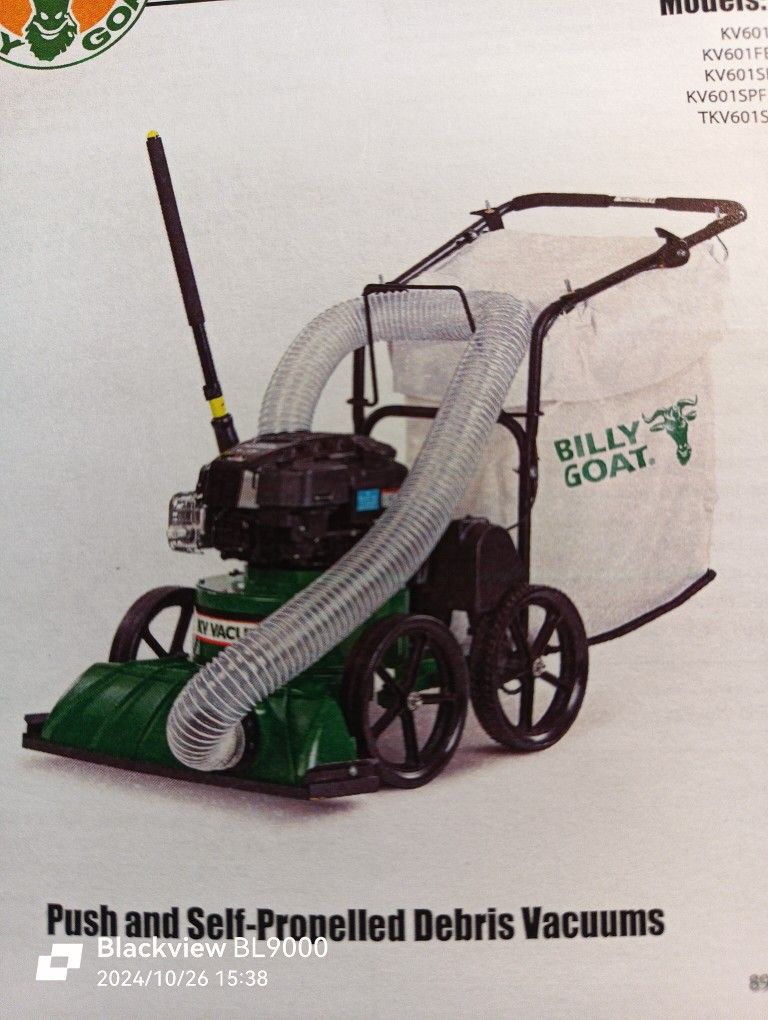 Billy Goat KV601SP Leaf and Litter Vacuum