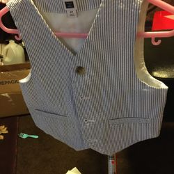 4 O suit Color Blue And White Stripe Boy Suitsize  2 T On Sale For 5.00