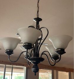 Chandelier- 5 light 24” round x 20” tall