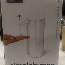 Simple Human Sensor pump. White
