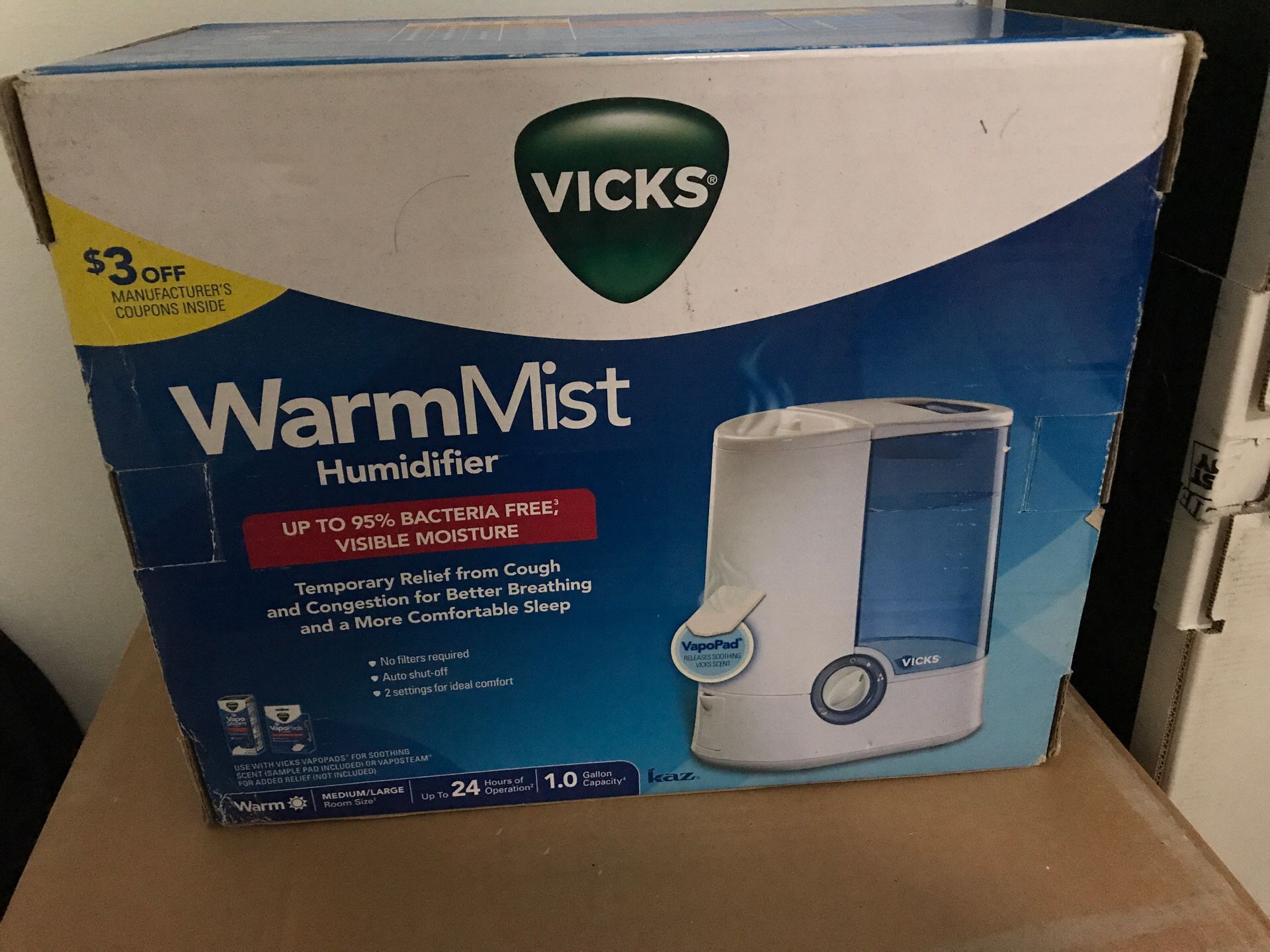 Vicks warm humidifier