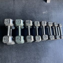 Hex Dumbbell Weights…. Home Gym Fitness….