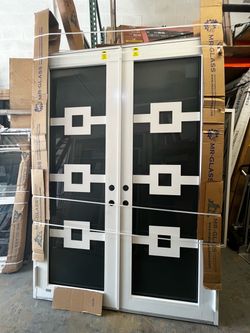 Hurricane Impact Window French Sliding Glass Door 36x 80 72x80 96x80
