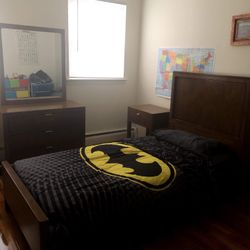 Twin bookcase Bedroom Set