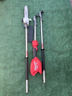 Milwaukee M18 FUEL 18V 10 in. Brushless Cordless Pole Saw with QUIK-LOK Attachment Capability (Tool-Only)