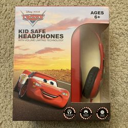 NWT Disney Pixar Cars kids safe headphones