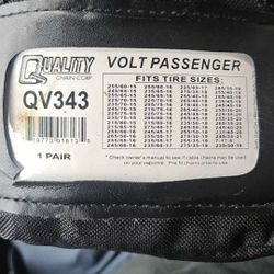 Quality Chain QV343 - Volt Passenger Z Pattern Cable Tire Chains