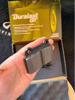 Duralast GT brake pads for Mitsubishi Evo