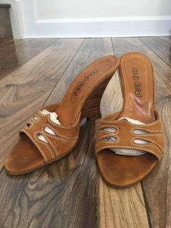 Made in Spain Suede Wedge size 5.5