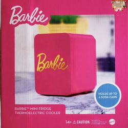 Barbie mini fridge 6 can