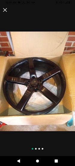 Black 22" Ruff Rims Like New In The Box