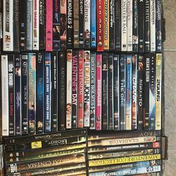 73 DVD Collection Used For Sale.  Good Titles. All Original 