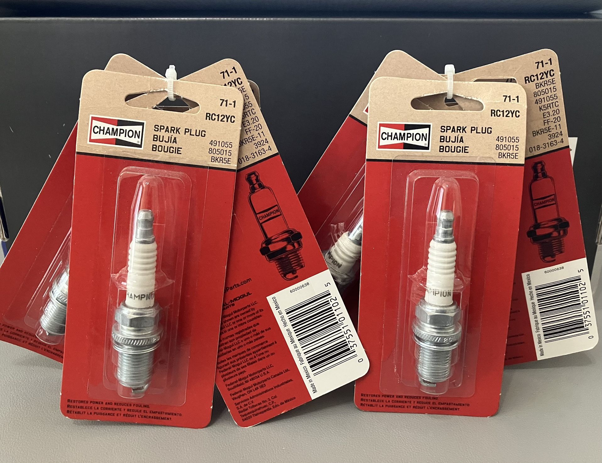 RC12YC 71-1 | Champion Nickel Spark Plugs - 8pk