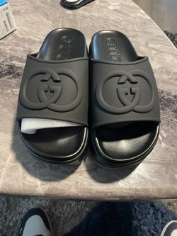 Black Gucci Slides 