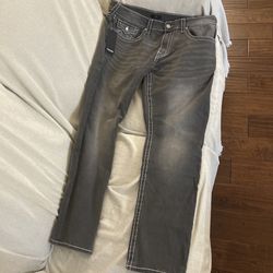 True Religion Grey Jeans New And Never Used With Tags 