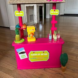 AMERICAN GIRL DOLL KANANI SHAVE ICE STAND RETIRED