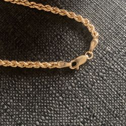 Real Gold Rope Chain 