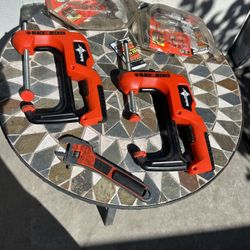 Black & Decker Auto Clamps Battery