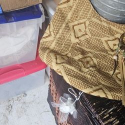 Black Corset And Brown Purse