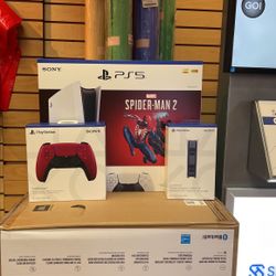 Sony PS5 Spider Man 2 With Extra Remote And Charging Station 