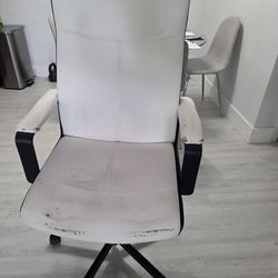 IKEA MILLBERGET swivel desk chair -WHITE