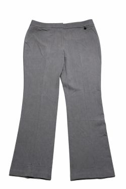 Rafaella Women’s High Rise Boot Cut Grey Pants