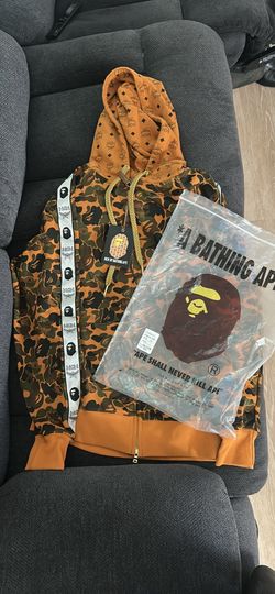 Mcm bape hoodie