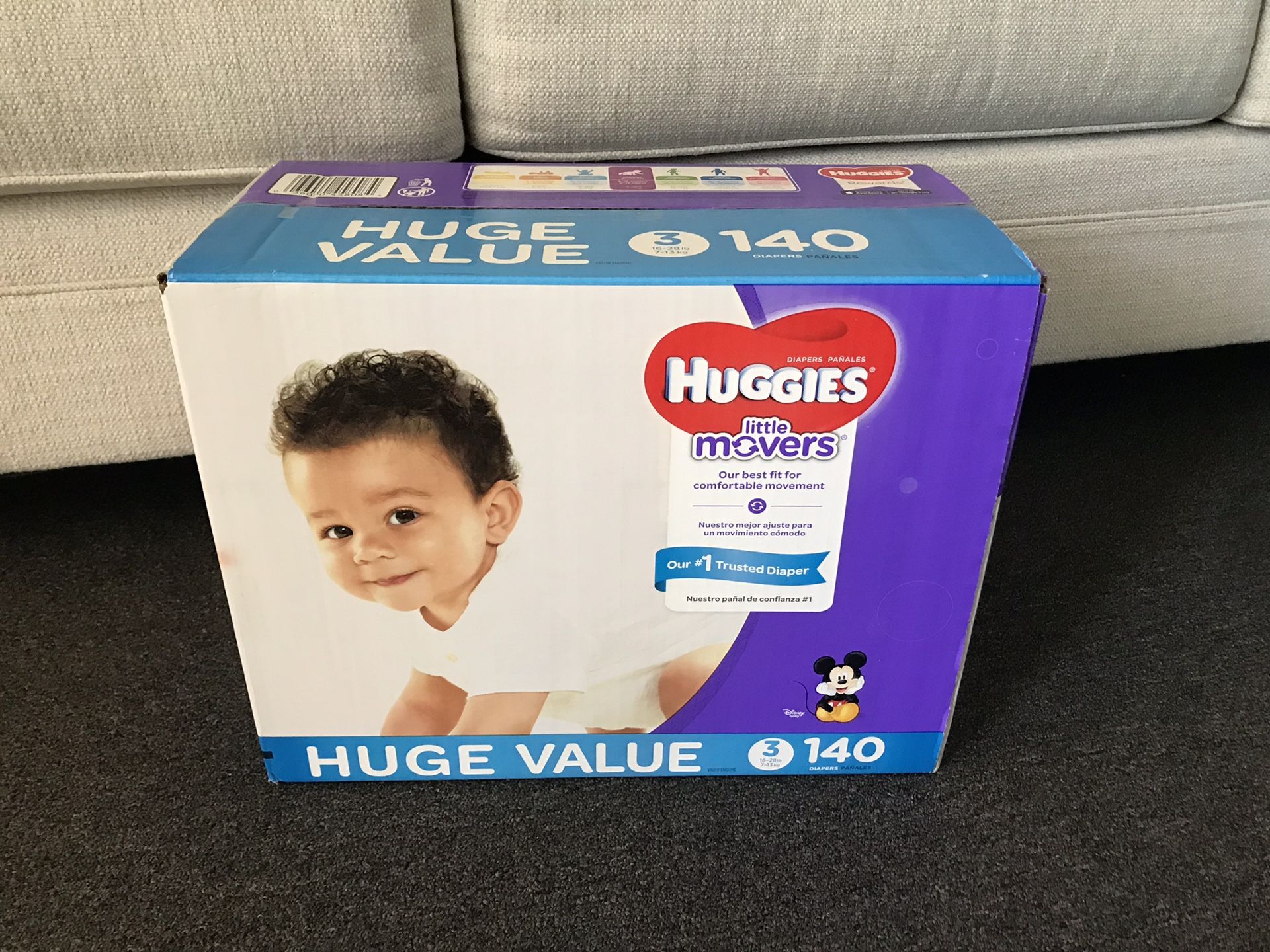 Size 3 Huggies Diapers
