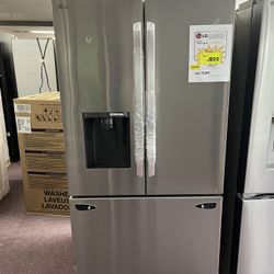 Refrigerator, LG Open Box 36” W 26cu.ft Fridge 