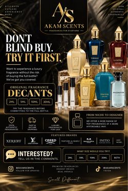 Fragrance decants