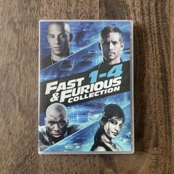 The Fast and the Furious Action Drama 4-Film Collection DVD Movies