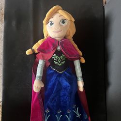 DISNEY ANNA LARGE 24 INCH SOFT DOLL - FROME FROZEN - SHE IS  ADORABLE/ HUGGABLE