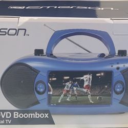 Boombox 7” DVD Bluetooth FM/AM & Radio Digital TV 