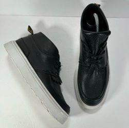 Dr. Martens Jemima Kiltie Black Leather Lace Up Chukka Boots Women Size 9
