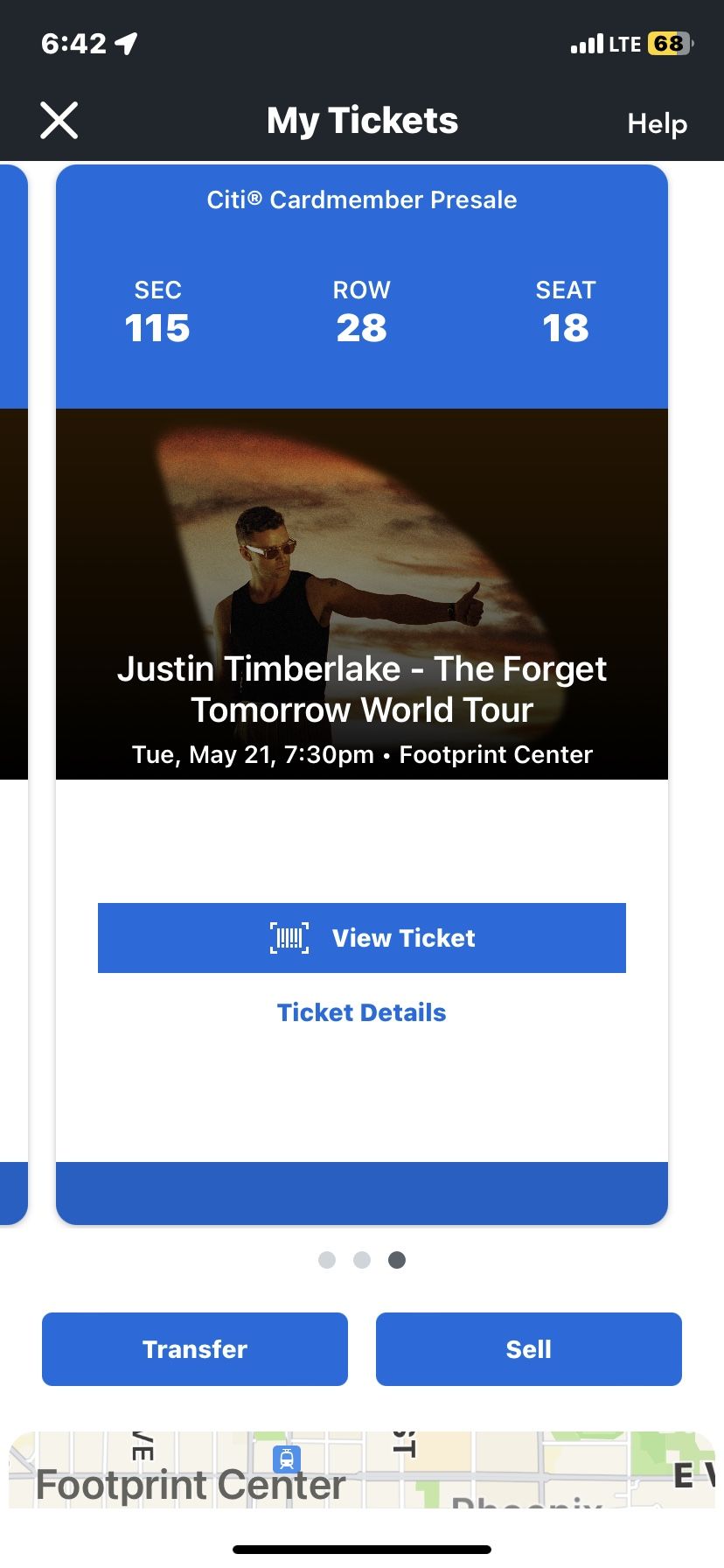 Justin Timberlake Tickets