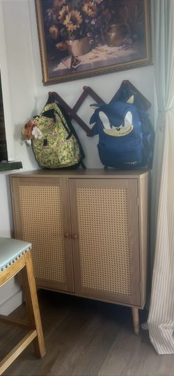 Rattan cabinet