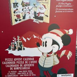 Christmas Disney Countdown Puzzle