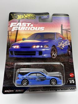 Hot Wheels Fast And Furious Custom Acura Integra Sedan GSR