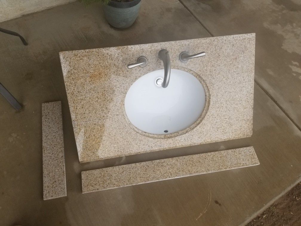 Granite bathroom top