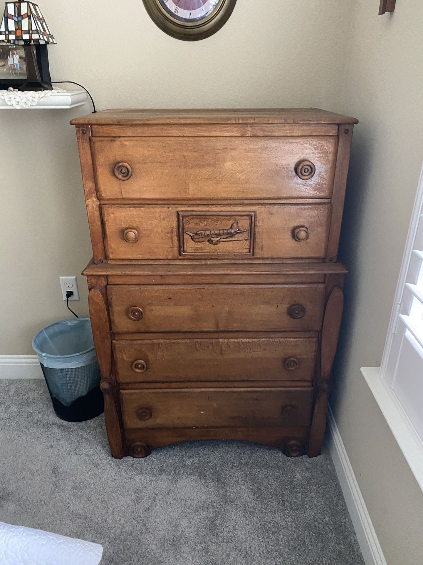 Airplane Dresser. Antique 