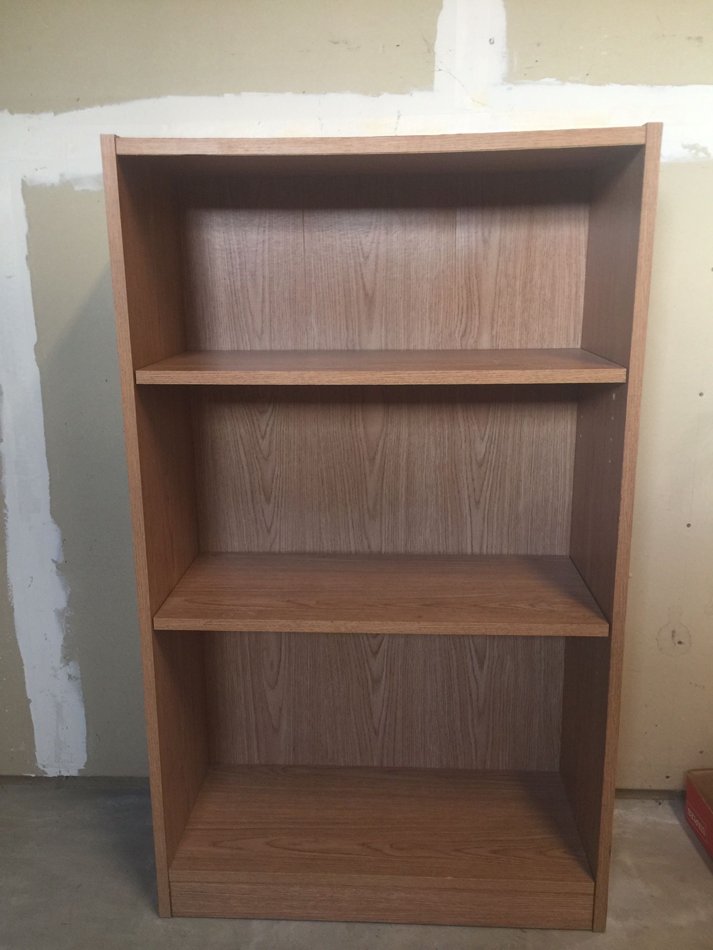 Brown Bookshelf with Adjustable Shelves