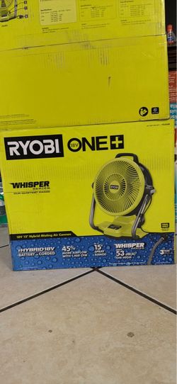Ryobi 18V ONE+ 12" Hybrid Misting Air Cannon
