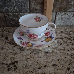 Melba  Bone China Cup & Saucer Set, England